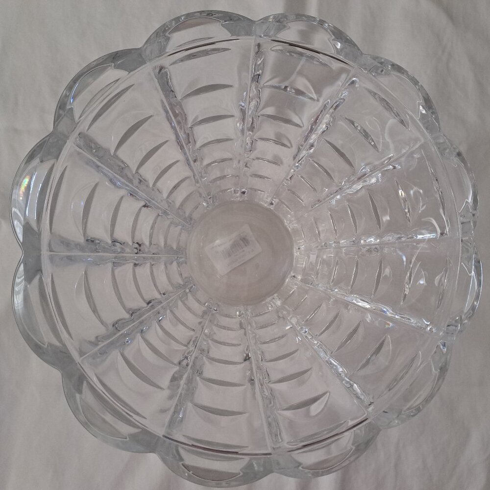 CRISTAL D'ARQUES 9" Facets Bowl NIB